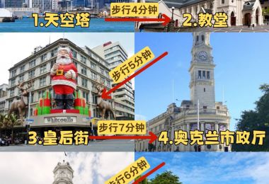 奥克兰市区完美打卡路线攻略