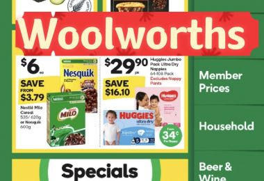 Woolworths 绿超折扣 ends 8...